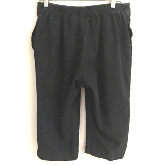 Alfred Dunner black pull-on grandma denim pants 10P - Picture 4 of 8